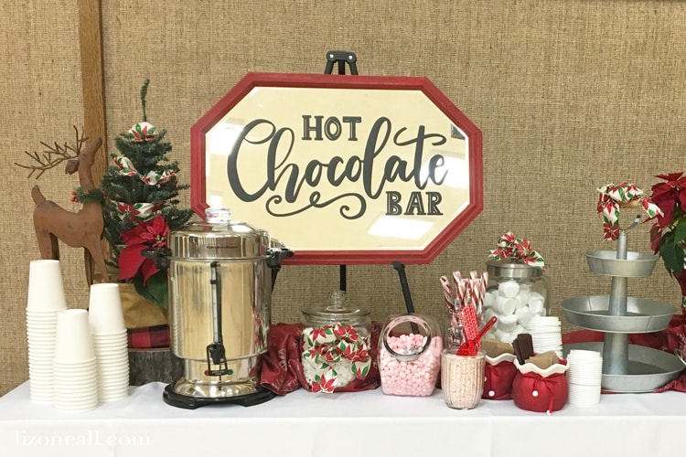 Create a Fun Hot Cocoa Bar on a Kitchen Island - Jennifer Rizzo