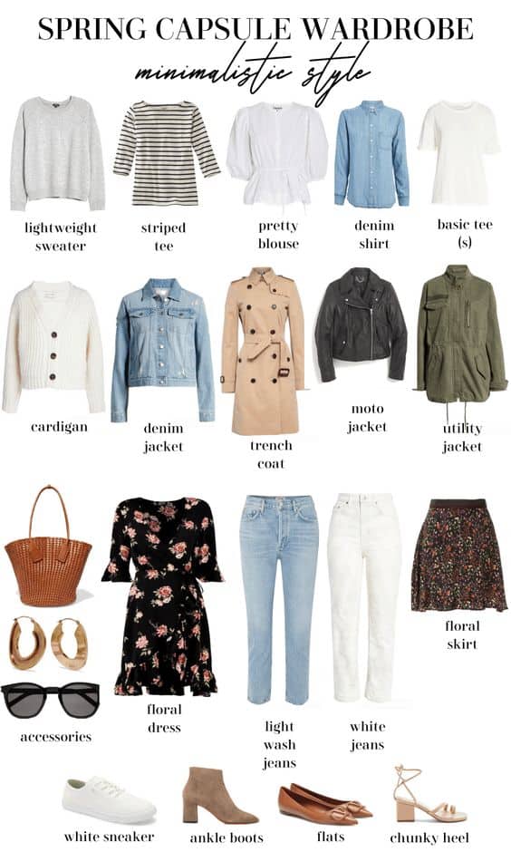 16 Spring Capsule Wardrobes » Lady Decluttered
