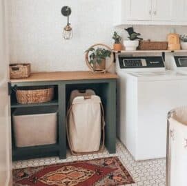 20 Inspiring Boho Laundry Room Design Ideas » Lady Decluttered