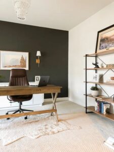 22 Dark and Moody Office Decor Ideas » Lady Decluttered
