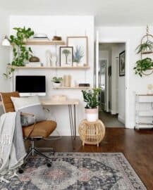 20 Beautiful Boho Office Decor Ideas » Lady Decluttered