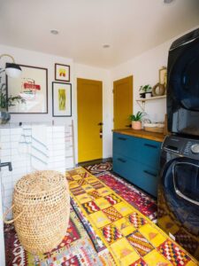 20 Inspiring Boho Laundry Room Design Ideas » Lady Decluttered