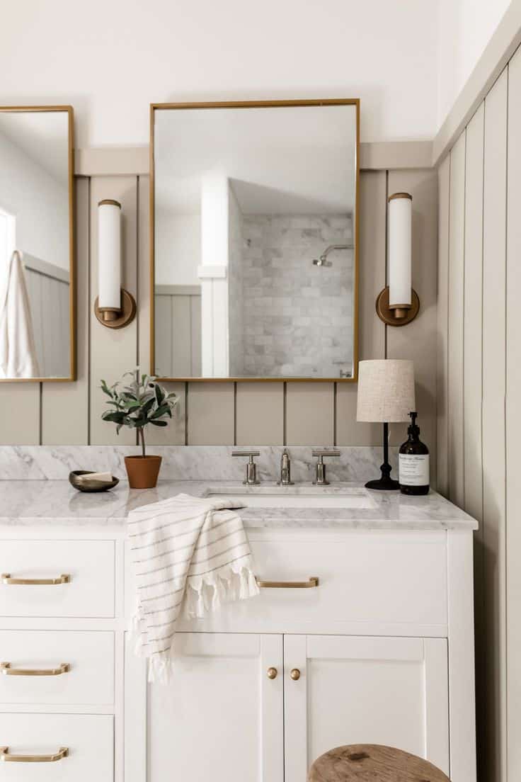 20 Calming Neutral Bathroom Decor Ideas » Lady Decluttered