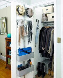 20 Clever Coat Closet Organization Ideas » Lady Decluttered