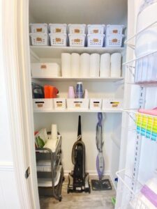 20 Brilliant Utility Closet Organization Ideas » Lady Decluttered