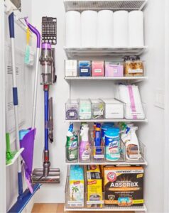 20 Brilliant Utility Closet Organization Ideas » Lady Decluttered