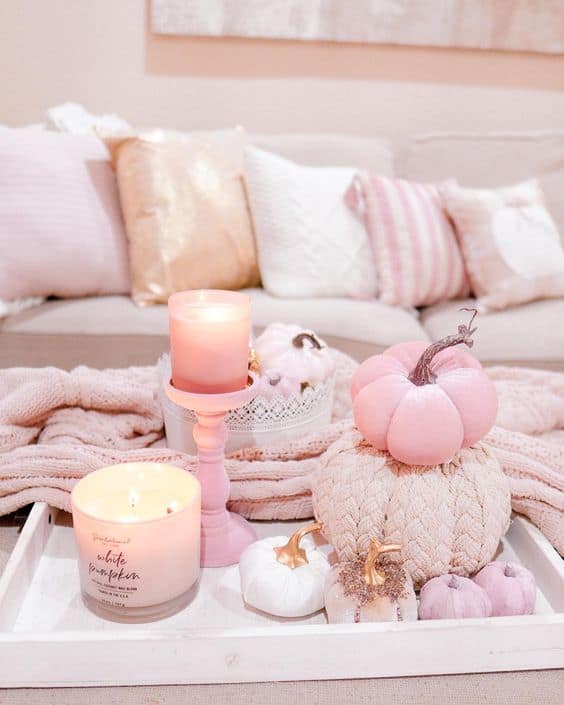 Charming Pink Fall Decorations for Your Home