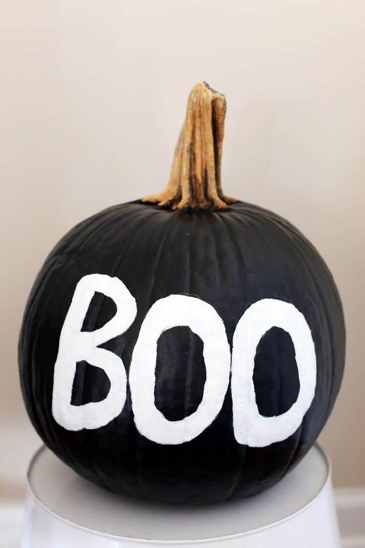 31 Chic Painted Halloween Pumpkin Ideas » Lady Decluttered