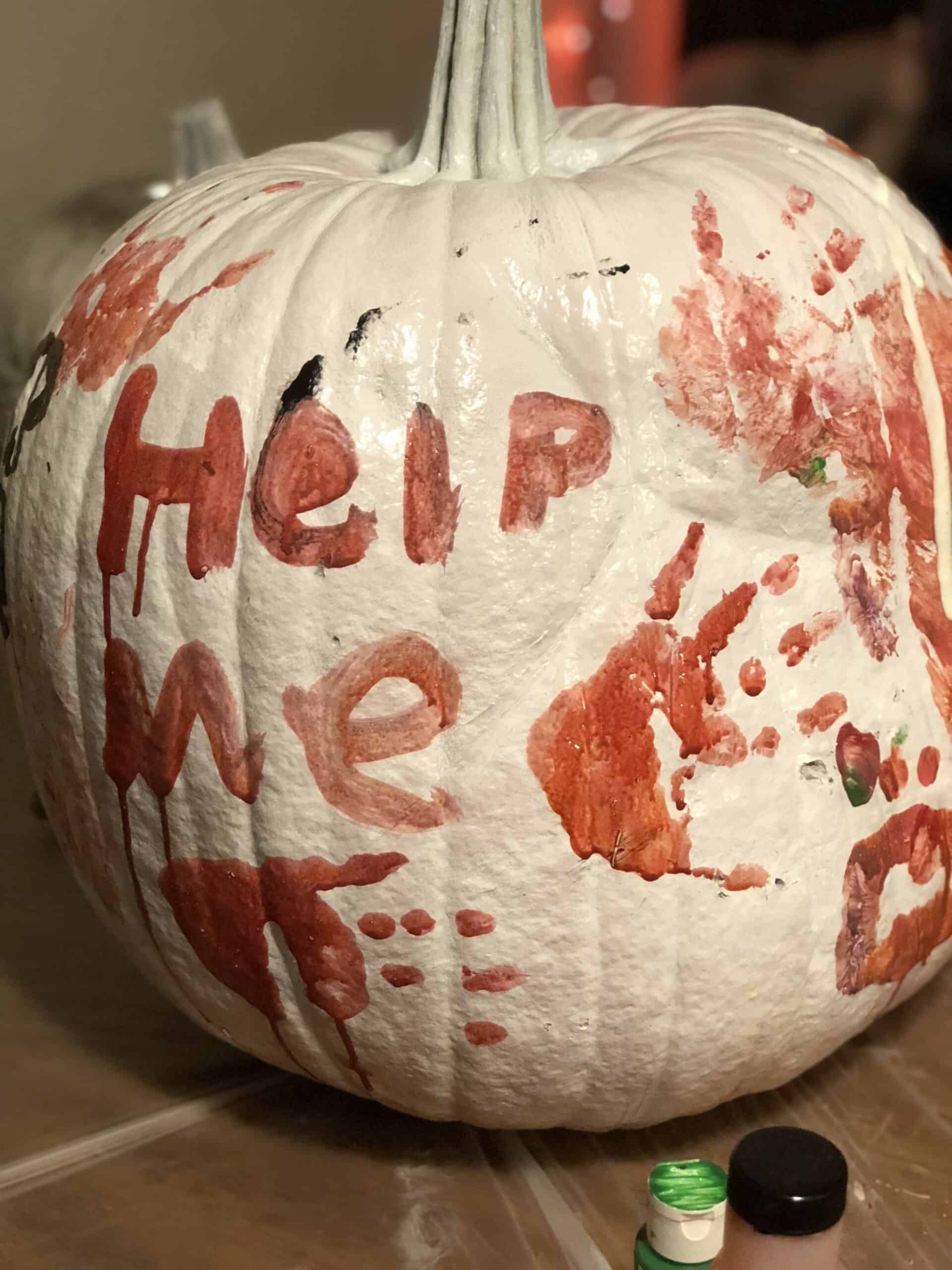 31 Scary Halloween Painted Pumpkin Ideas » Lady Decluttered