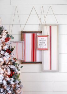 16 Easy DIY Christmas Wall Art » Lady Decluttered