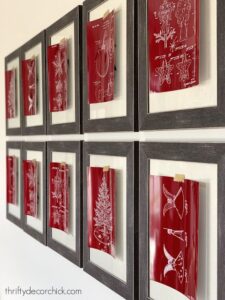 16 Easy DIY Christmas Wall Art » Lady Decluttered