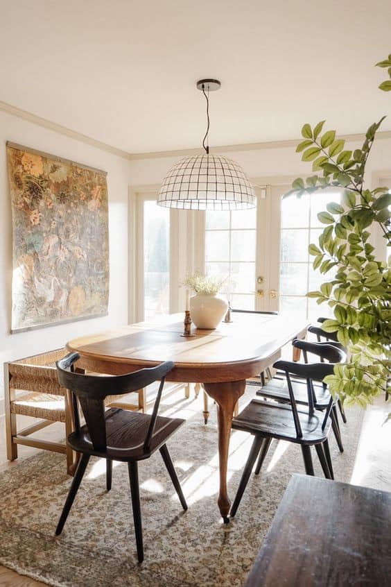 20 Transitional Dining Room Decor Ideas » Lady Decluttered