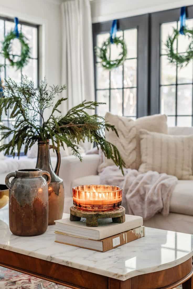 25 Christmas Coffee Table Styling Ideas ยป Lady Decluttered Decorate A Coffee Table For Christmas