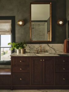 20 Dark and Moody Bathroom Decor Ideas » Lady Decluttered