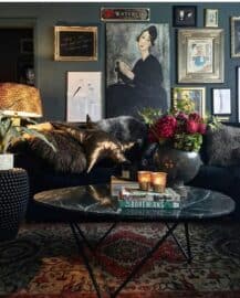 20 Dark and Moody Coffee Table Styling Ideas » Lady Decluttered