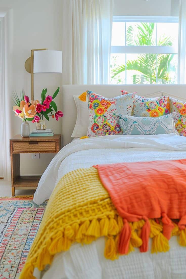 20 Summer Bedroom Decor Ideas » Lady Decluttered