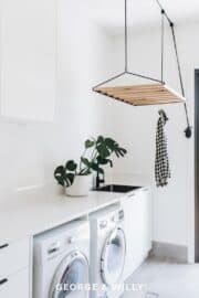 22 Minimalist Laundry Room Ideas » Lady Decluttered
