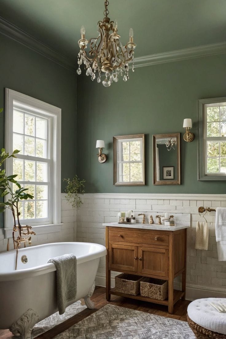 20 Gorgeous Green Bathroom Decor Ideas ?? Lady Decluttered