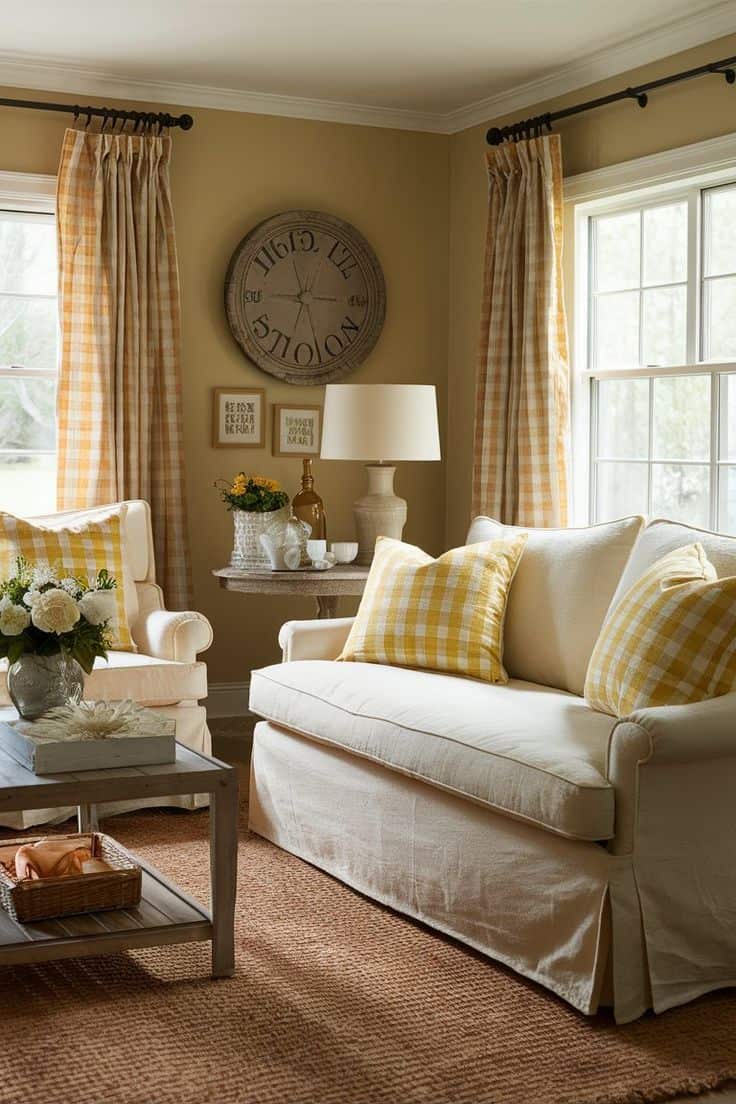 20 Cozy Cottage Core Living Room Decor Ideas » Lady Decluttered