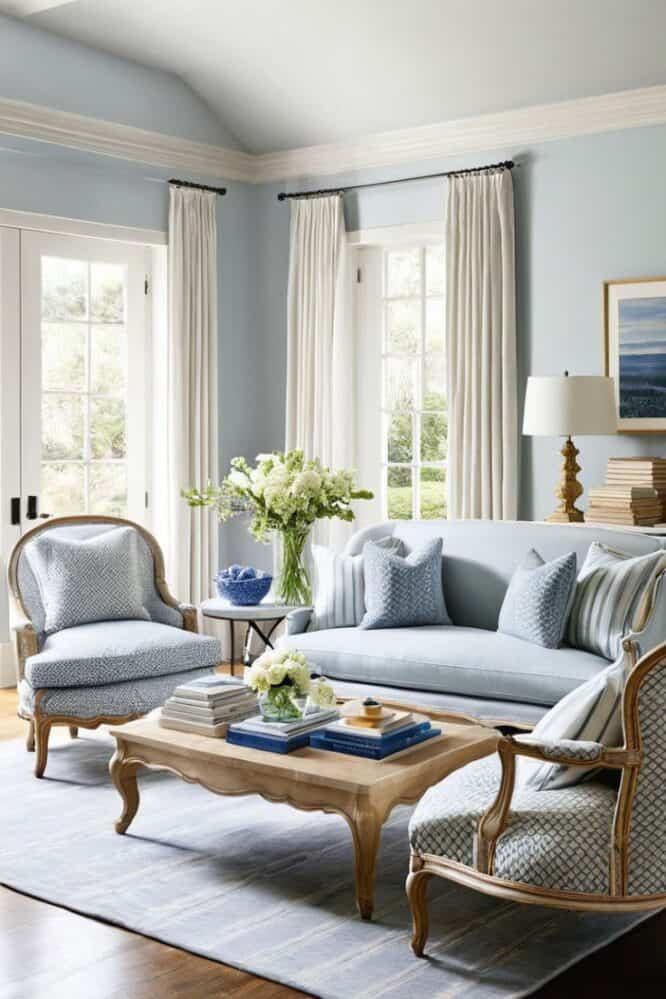 22 Blue Living Room Decor Ideas » Lady Decluttered