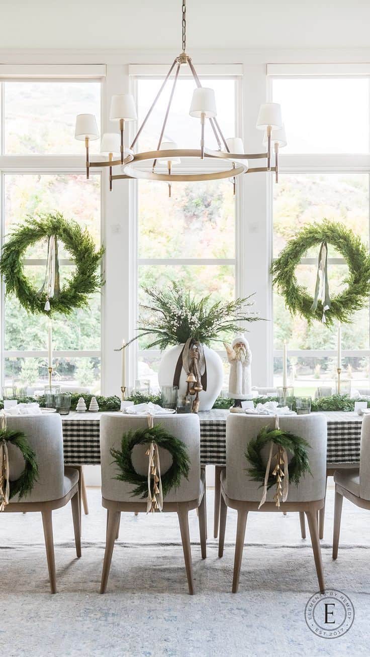 Christmas Table Wreath Ideas