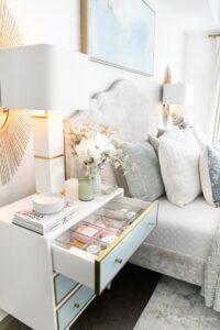 22 Bedroom Nightstand Styling Ideas » Lady Decluttered