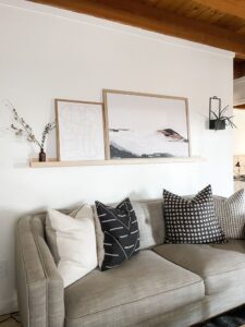 20 Picture Ledge Styling Ideas » Lady Decluttered