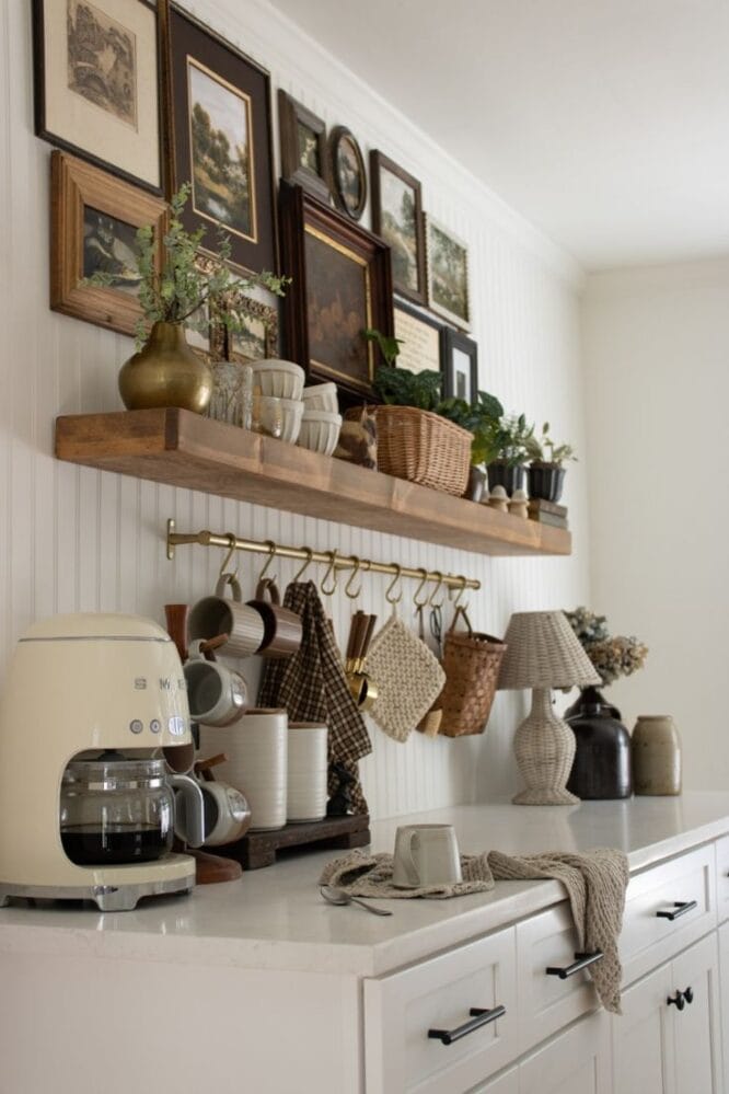 22 Kitchen Shelf Styling Ideas » Lady Decluttered