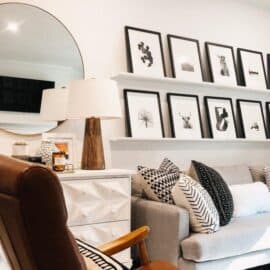 20 Picture Ledge Styling Ideas » Lady Decluttered