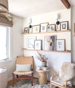 20 Picture Ledge Styling Ideas » Lady Decluttered