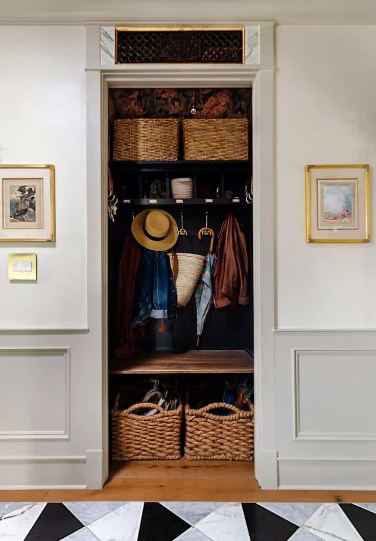 16 Converted Mudroom Closet Ideas » Lady Decluttered