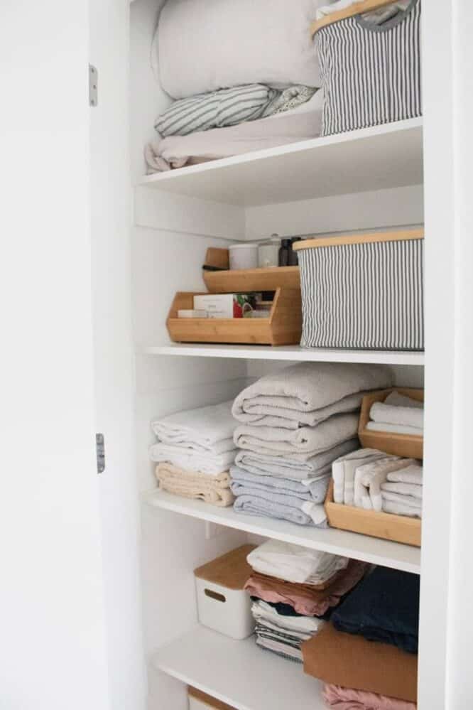 16 Hall Closet Organization Ideas » Lady Decluttered