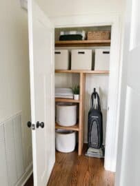 16 Hall Closet Organization Ideas » Lady Decluttered