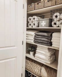 16 Hall Closet Organization Ideas » Lady Decluttered