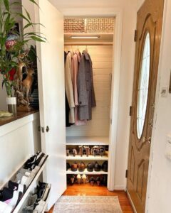 16 Hall Closet Organization Ideas » Lady Decluttered