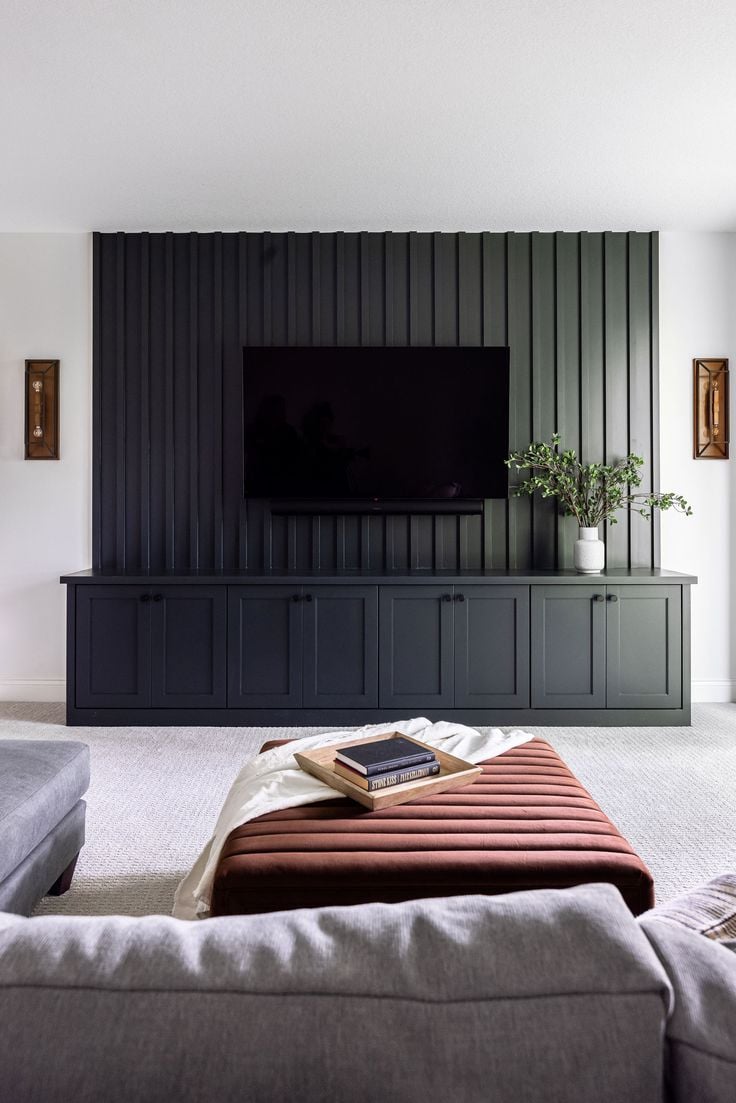 16 TV Wall Styling Ideas » Lady Decluttered