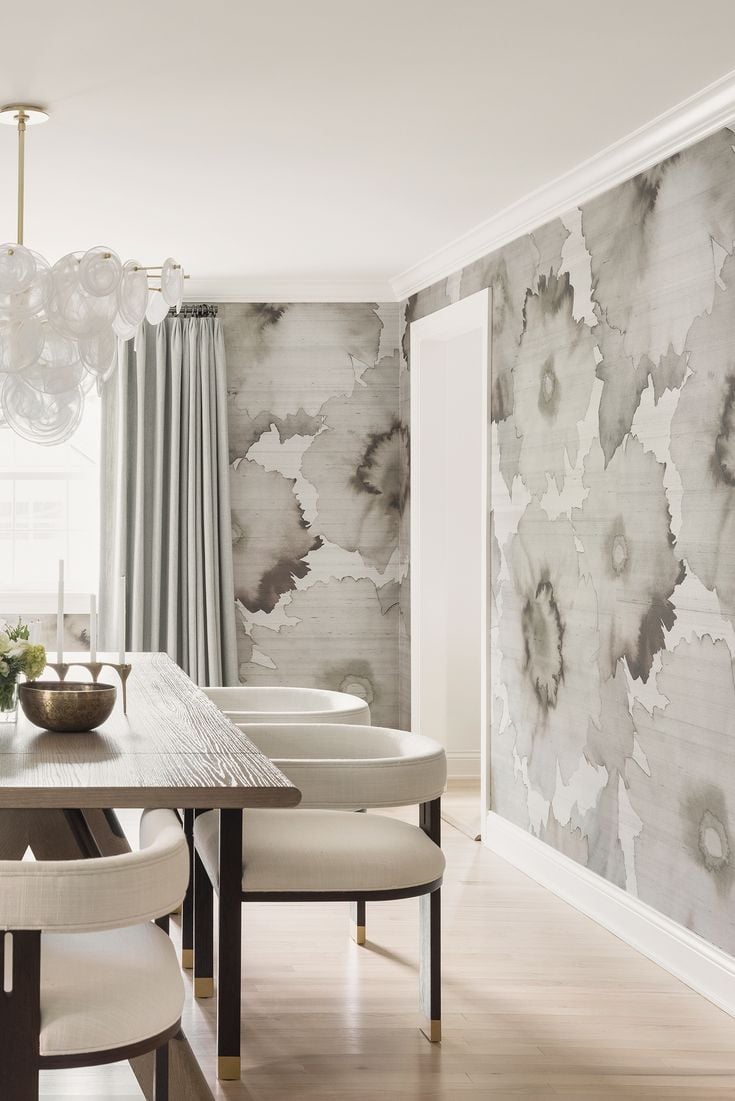 24 Dining Room Wallpaper Ideas » Lady Decluttered