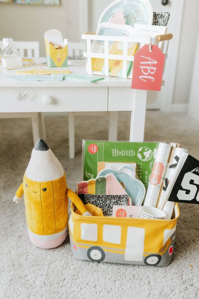 20 Cute Back to School Baskets » Lady Decluttered