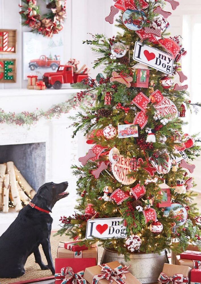 View of 25 Themed Christmas Tree Ideas » Lady Decluttered