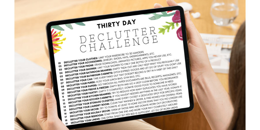 30 DAY DECLUTTER CHALLENGE